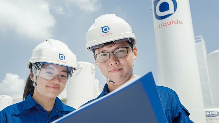 Air Liquide employees in Singapore